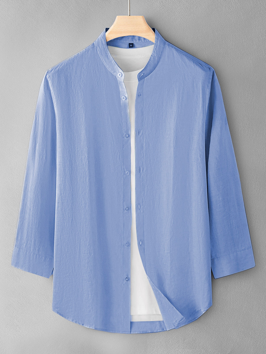 Skyblue Color Cotton Men's Shirt