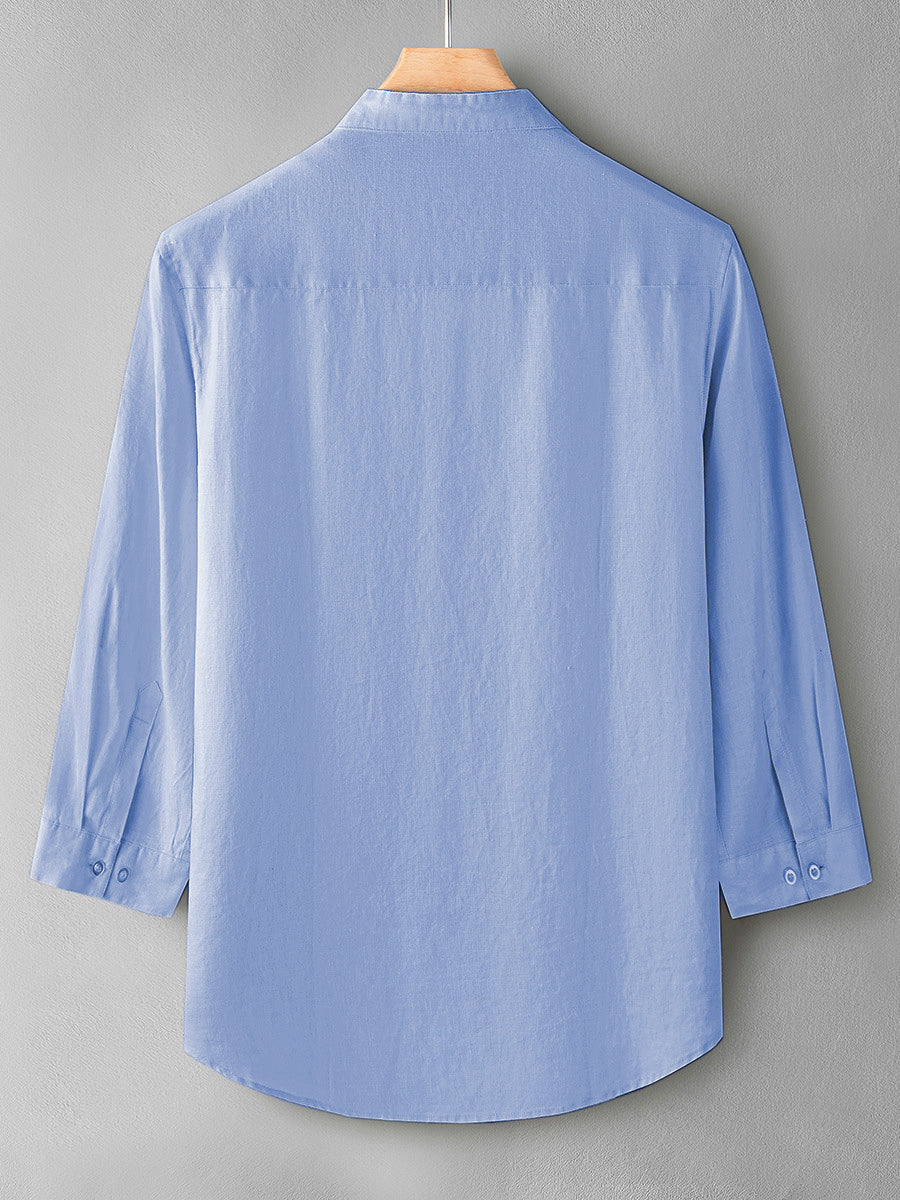 Skyblue Color Cotton Men's Shirt