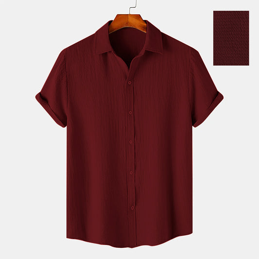 MAROON BURGUNDY ELEGENCE ATTIRE SHIRT