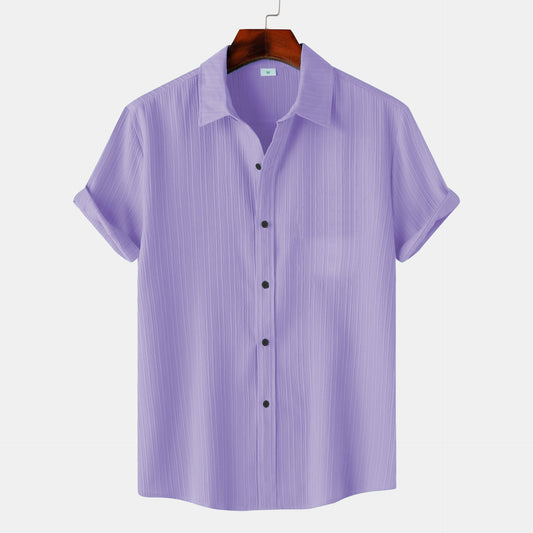 Lovendar colour lining structure shirt