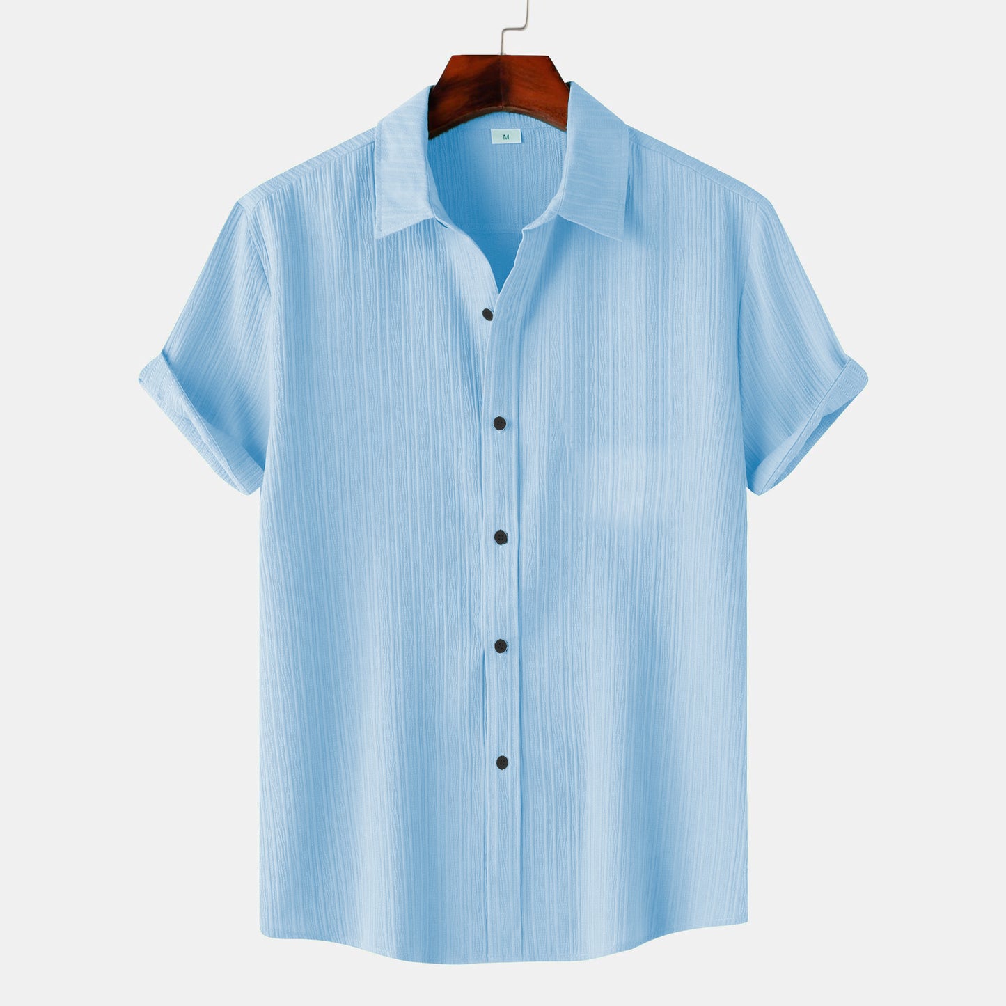 Skyblue colour lining structured shirt