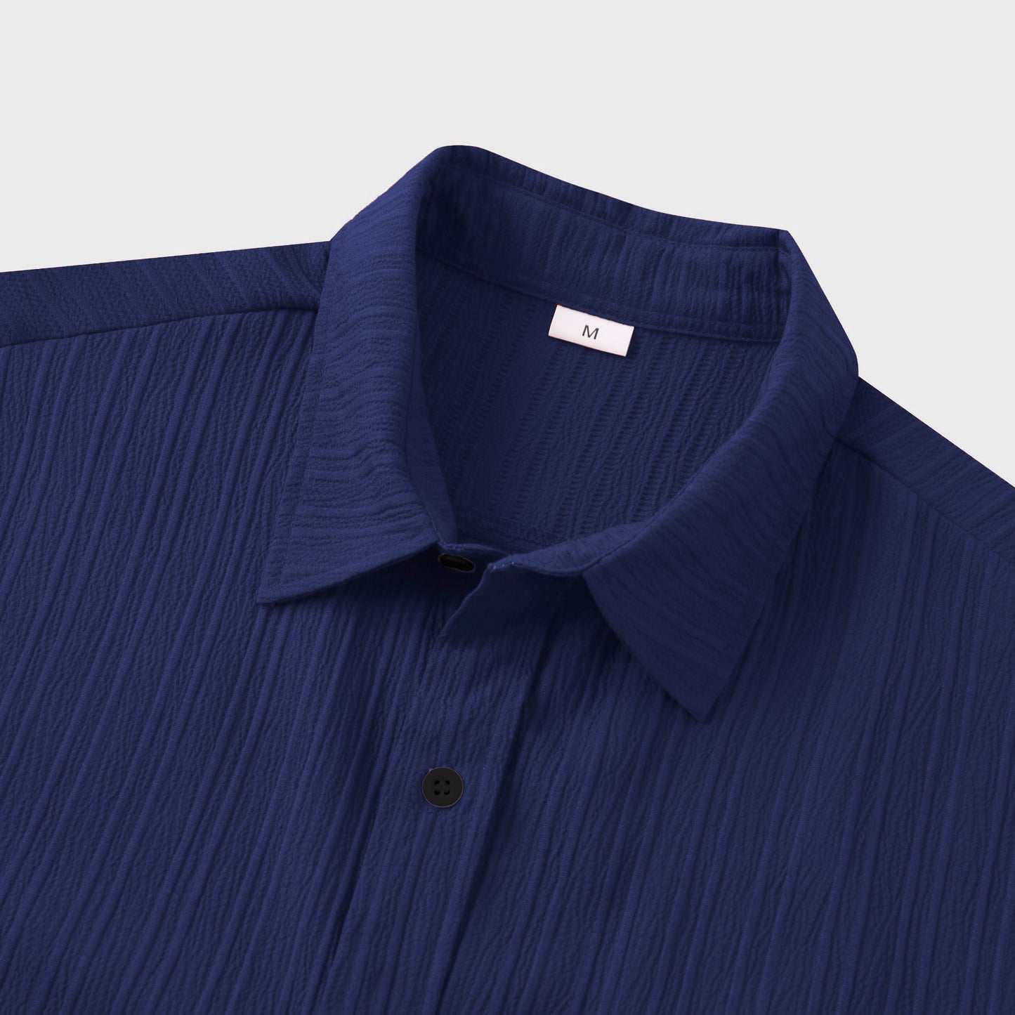 Dark blue colour lining structured shirt