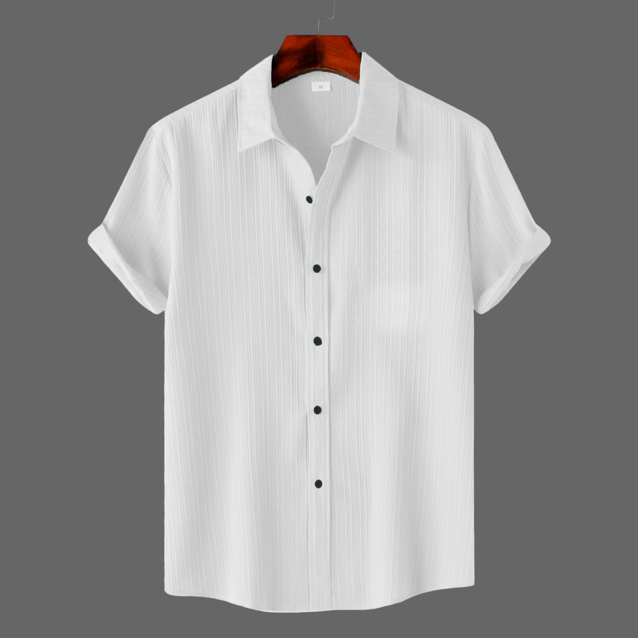 White lining structured shirt