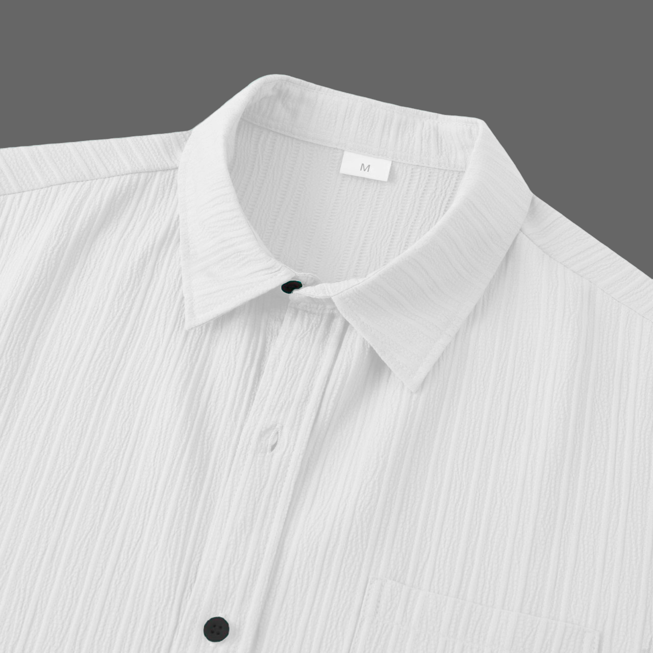 White lining structured shirt